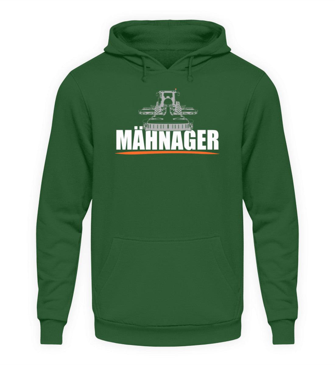 Mähnager Butterfly Traktor · Unisex Kapuzenpullover Hoodie-Unisex Hoodie-Bottle Green-XS-Agrarstarz