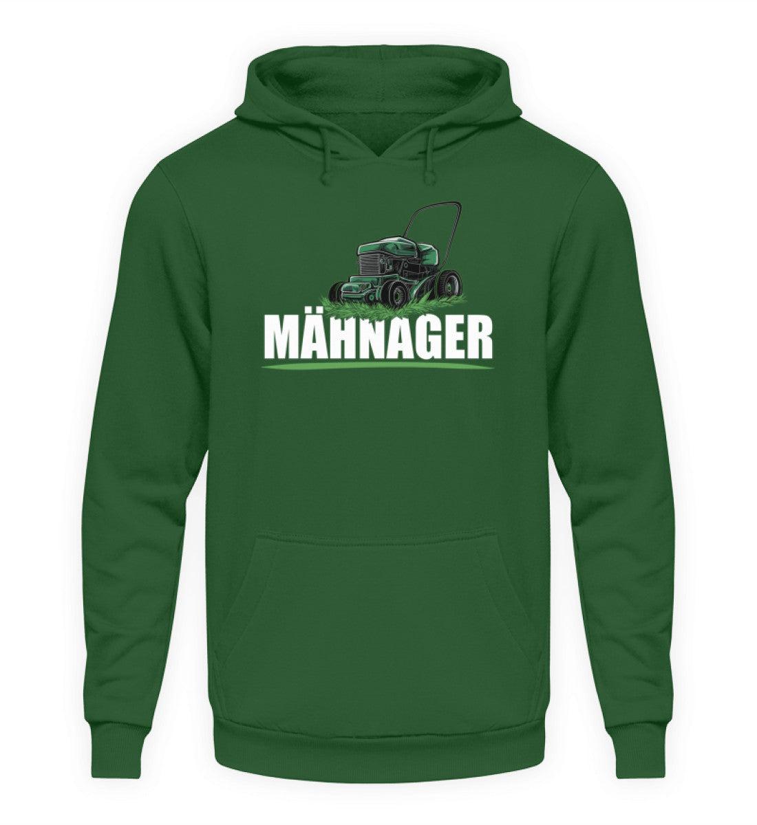 Mähnager Rasenmäher · Unisex Kapuzenpullover Hoodie-Unisex Hoodie-Bottle Green-XS-Agrarstarz