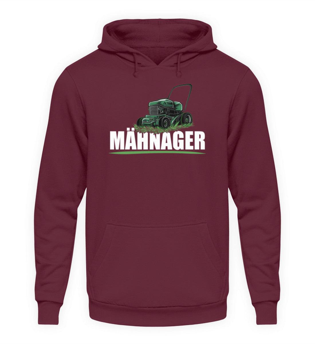 Mähnager Rasenmäher · Unisex Kapuzenpullover Hoodie-Unisex Hoodie-Burgundy-XS-Agrarstarz