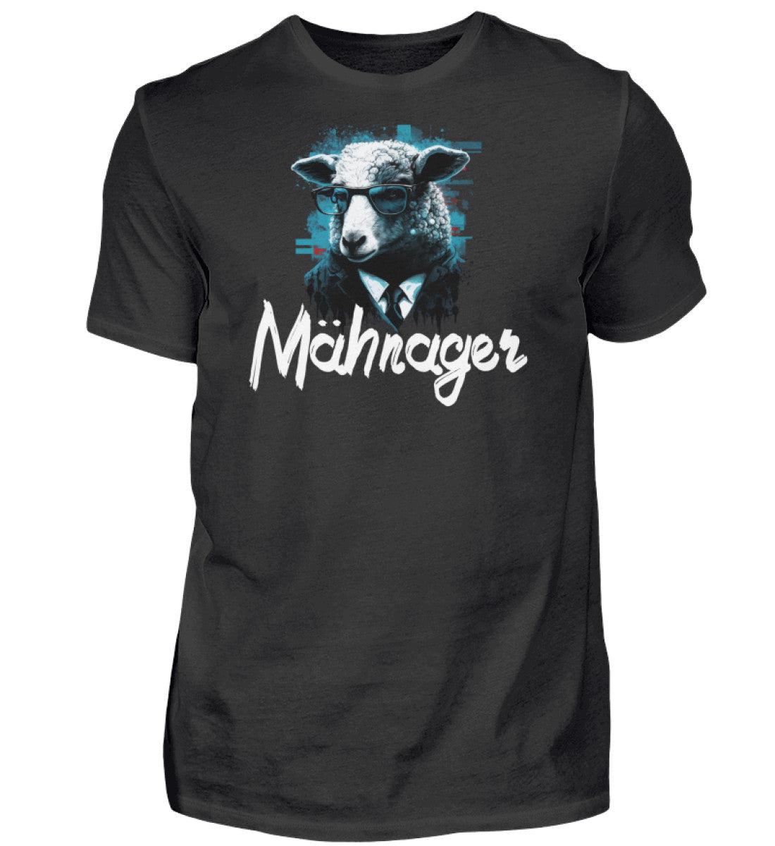 Mähnager Schaf · Herren T-Shirt-Herren Basic T-Shirt-Black-XS-Agrarstarz