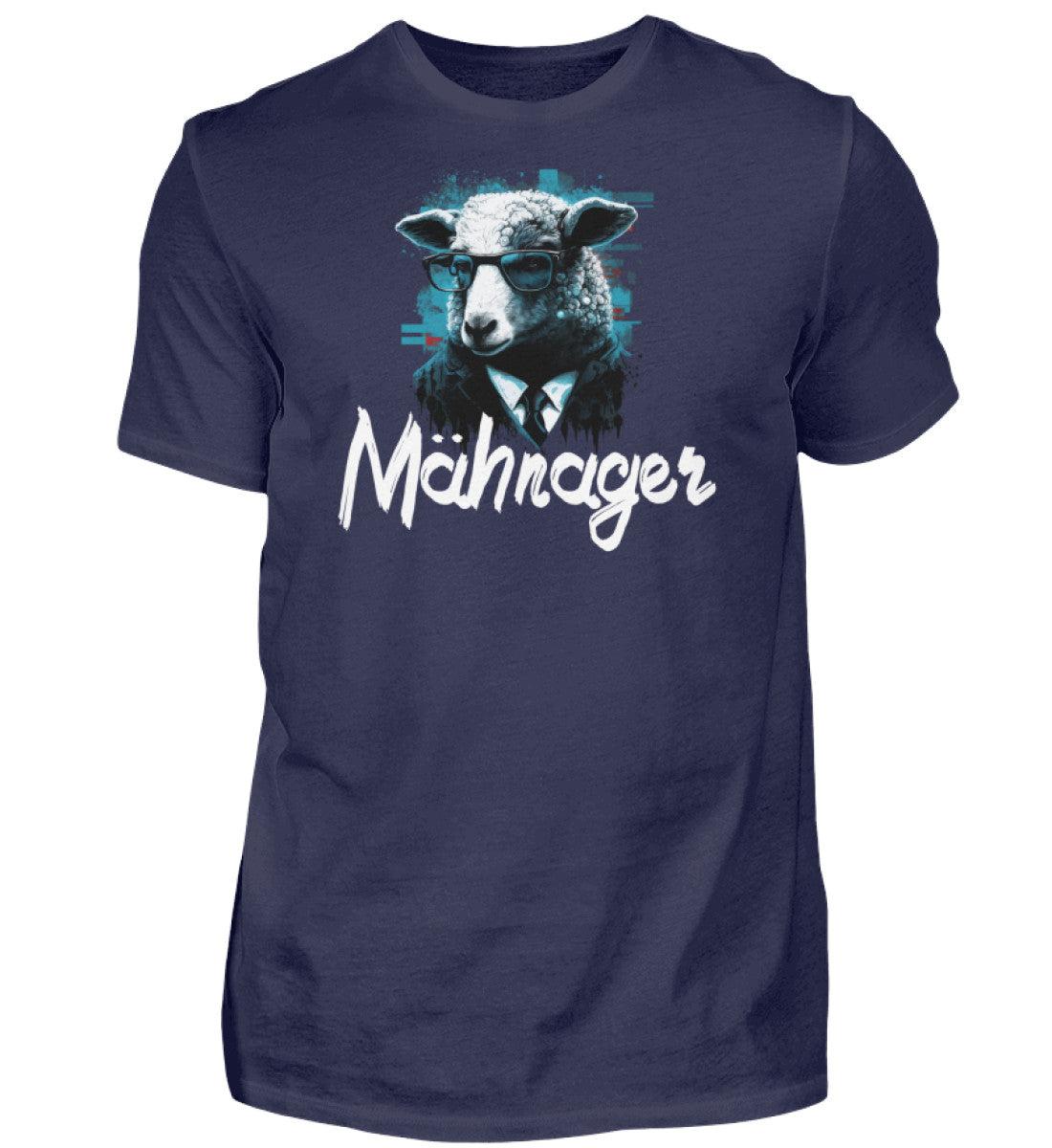 Mähnager Schaf · Herren T-Shirt-Herren Basic T-Shirt-Navy-S-Agrarstarz
