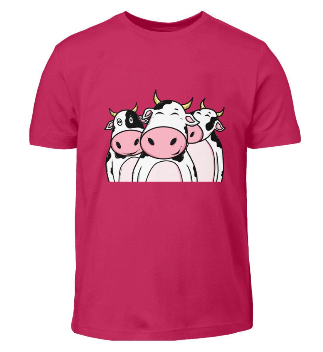 3 nette Kühe · Kinder T-Shirt-Kinder T-Shirt-Sorbet-3/4 (98/104)-Agrarstarz