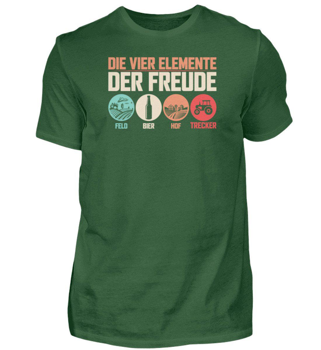 4 Elemente der Freude · Herren T-Shirt-Herren Basic T-Shirt-Bottle Green-S-Agrarstarz