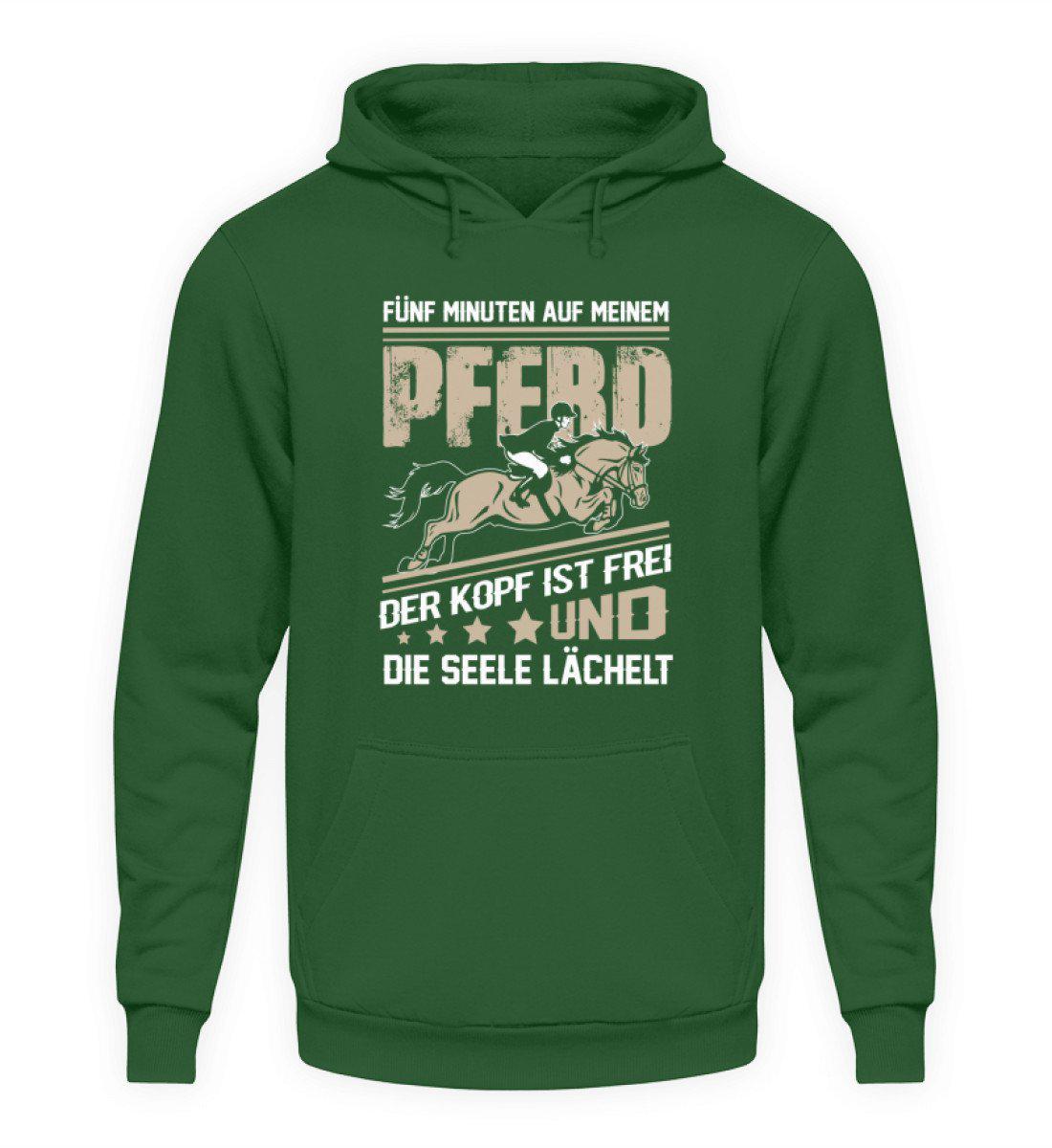 5 Minuten Pferd · Unisex Kapuzenpullover Hoodie-Unisex Hoodie-Bottle Green-S-Agrarstarz