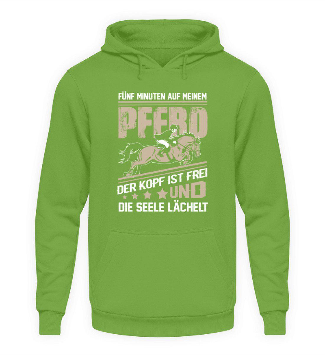 5 Minuten Pferd · Unisex Kapuzenpullover Hoodie-Unisex Hoodie-LimeGreen-S-Agrarstarz