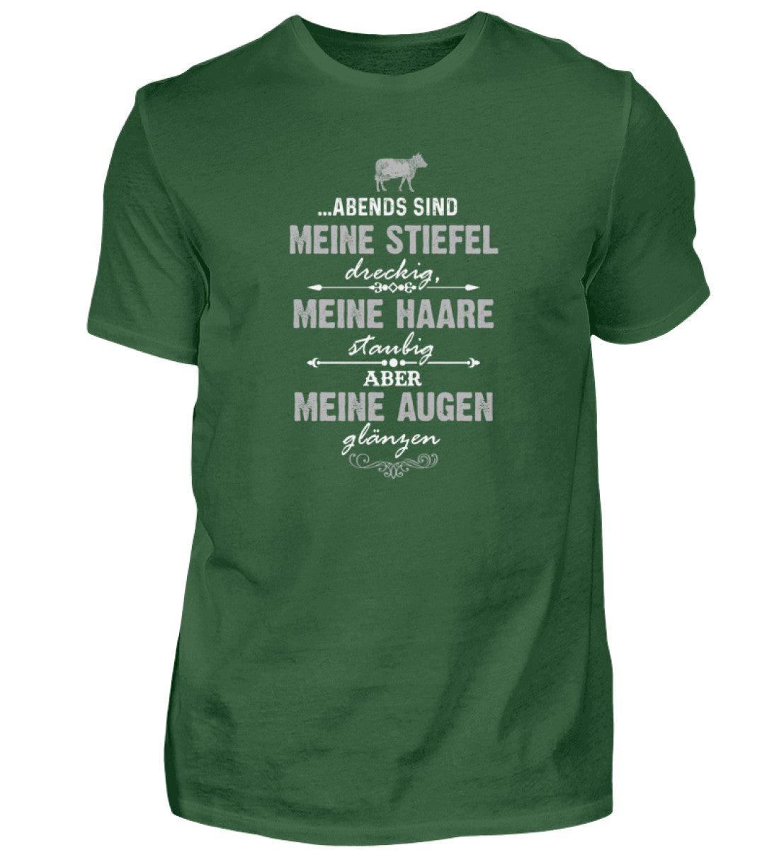 Abends Stiefel dreckig · Herren T-Shirt-Herren Basic T-Shirt-Bottle Green-S-Agrarstarz