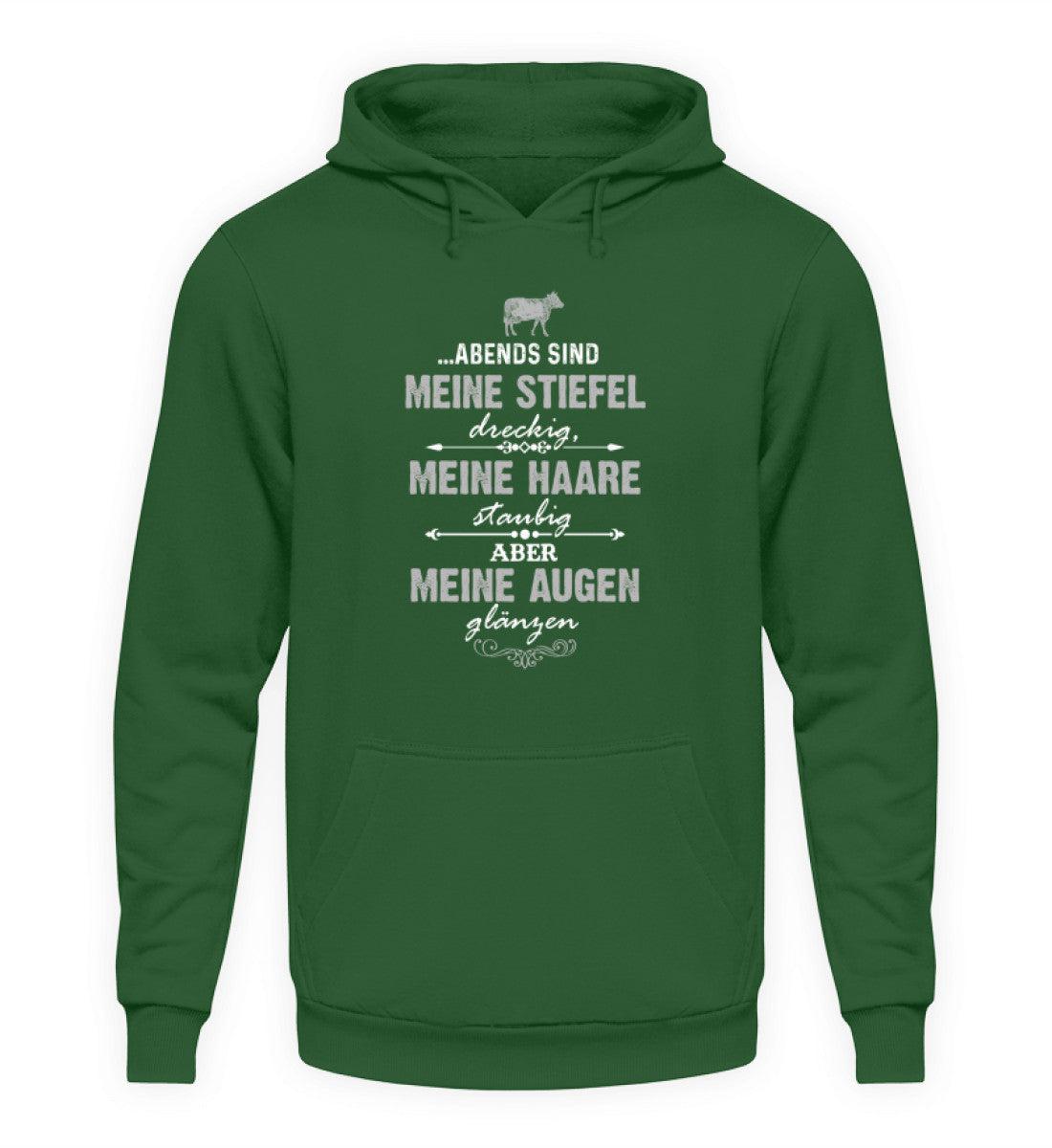 Abends Stiefel dreckig · Unisex Kapuzenpullover Hoodie-Unisex Hoodie-Bottle Green-S-Agrarstarz