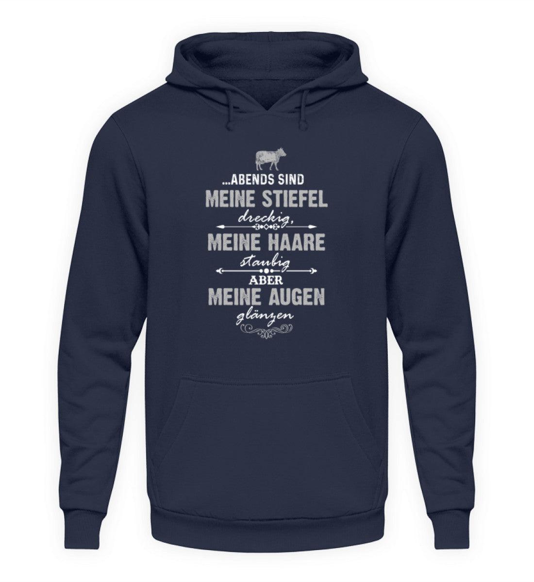 Abends Stiefel dreckig · Unisex Kapuzenpullover Hoodie-Unisex Hoodie-Oxford Navy-S-Agrarstarz