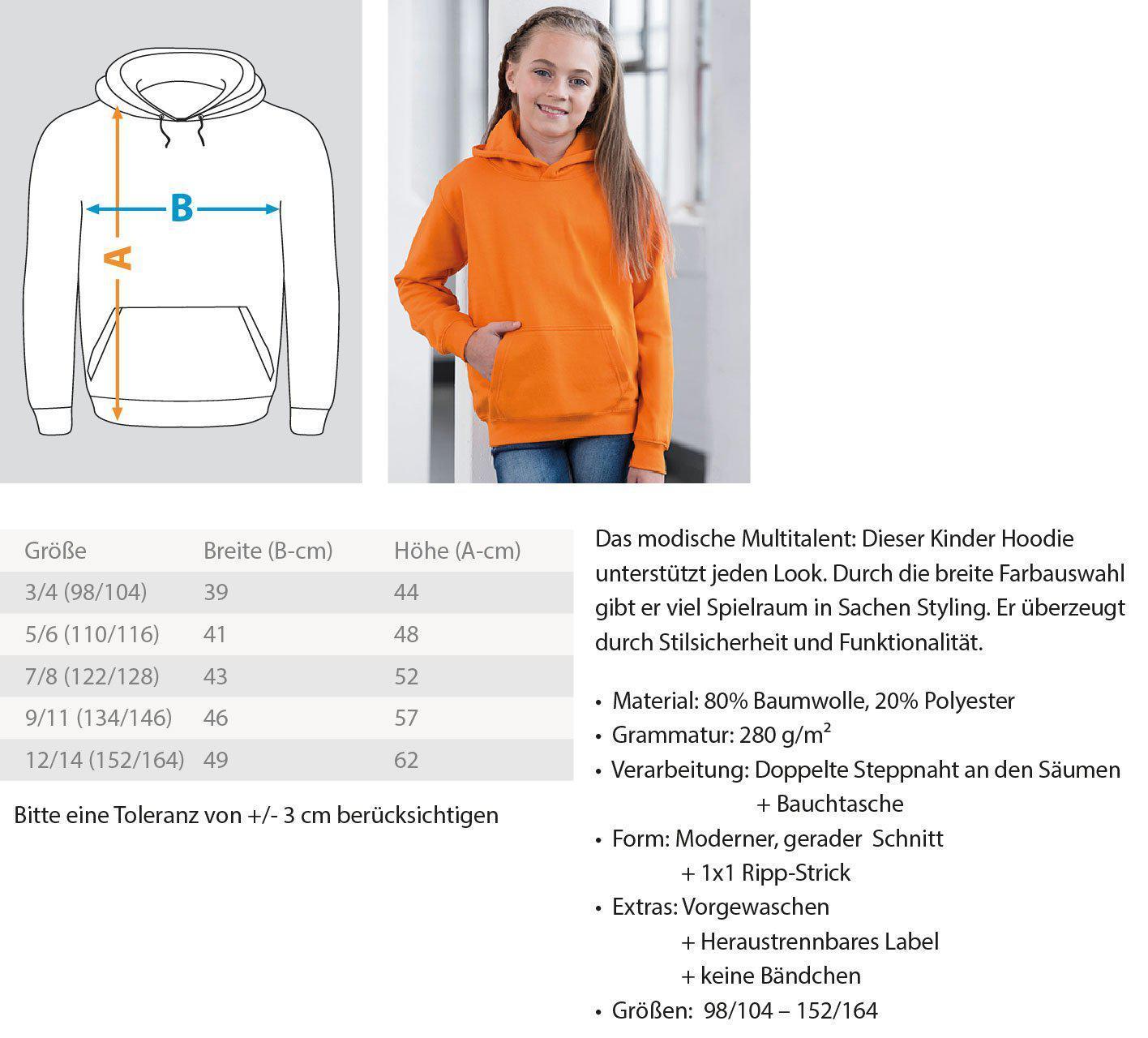 Acht Stunden Traktor · Kinder Kapuzenpullover Hoodie-Kinder Hoodie-Agrarstarz