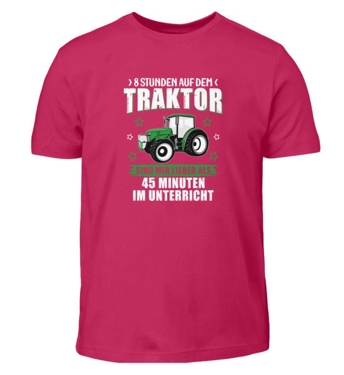 Acht Stunden Traktor · Kinder T-Shirt-Kinder T-Shirt-Sorbet-12/14 (152/164)-Agrarstarz