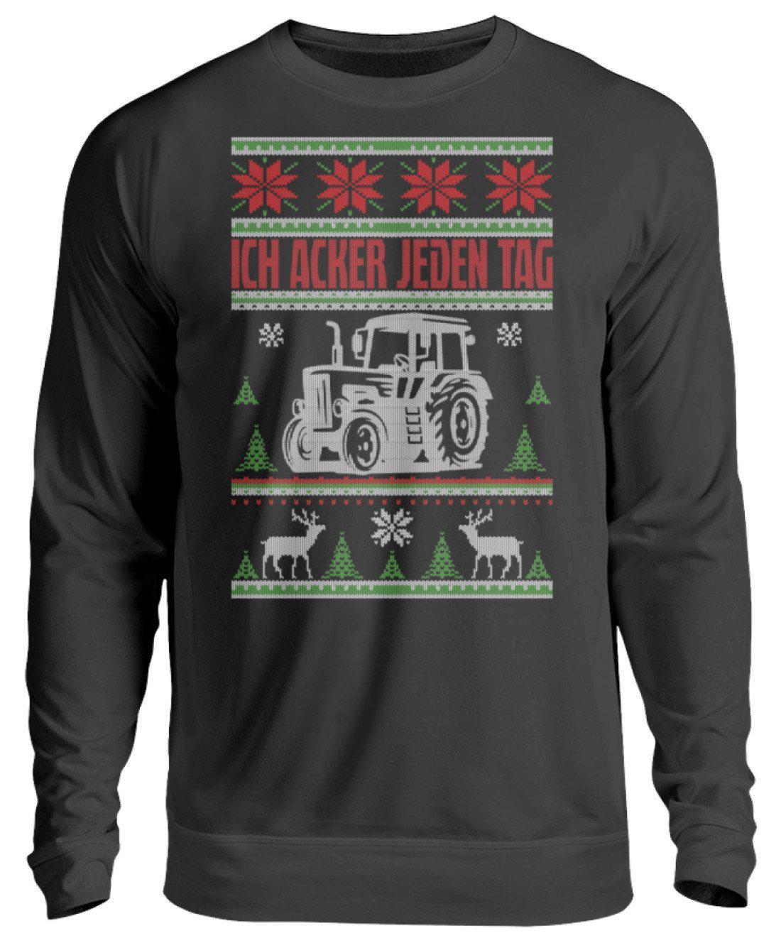 Acker Tag Ugly Christmas · Unisex Sweatshirt Pullover-Unisex Sweatshirt-Jet Black-S-Agrarstarz