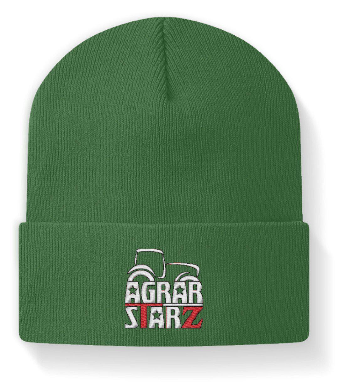 Agrarstarz 1 · Beanie Mütze-Beanie mit Stick-Moss Green-M-Agrarstarz