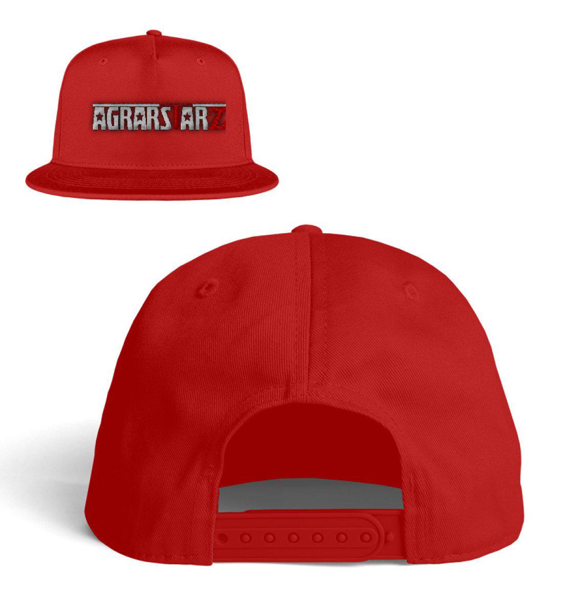 Agrarstarz · Bestickte Snapback Mütze-Snapback mit Stick-Red-Einheitsgröße-Agrarstarz