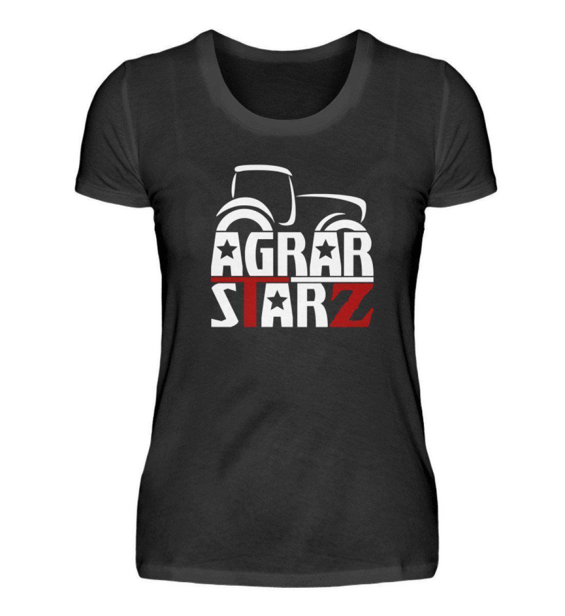 Agrarstarz · Damen T-Shirt-Damen Basic T-Shirt-Black-S-Agrarstarz