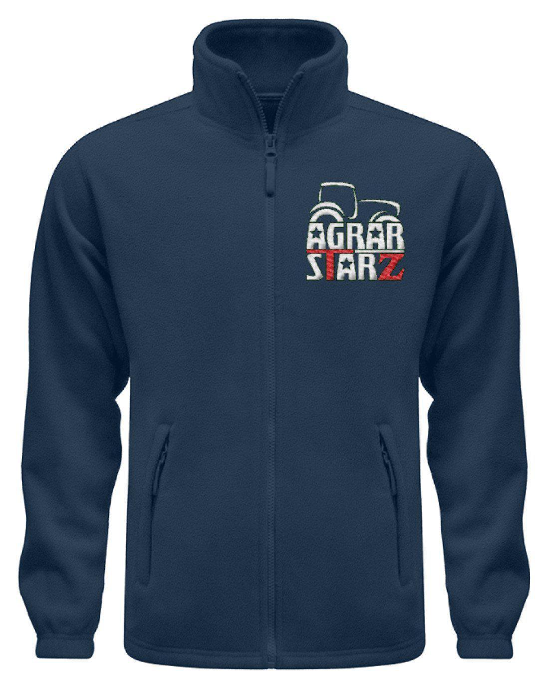 Agrarstarz · Fleece Jacke mit Stick-Fleece Jacke mit Stick-Navy-S-Agrarstarz