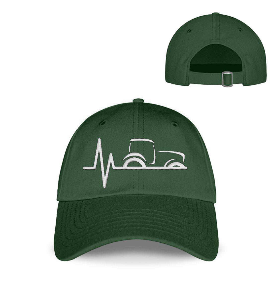 Agrarstarz Heartbeat · Kappe-Baseball Cap mit Stick-Bottle Green-Einheitsgröße-Agrarstarz