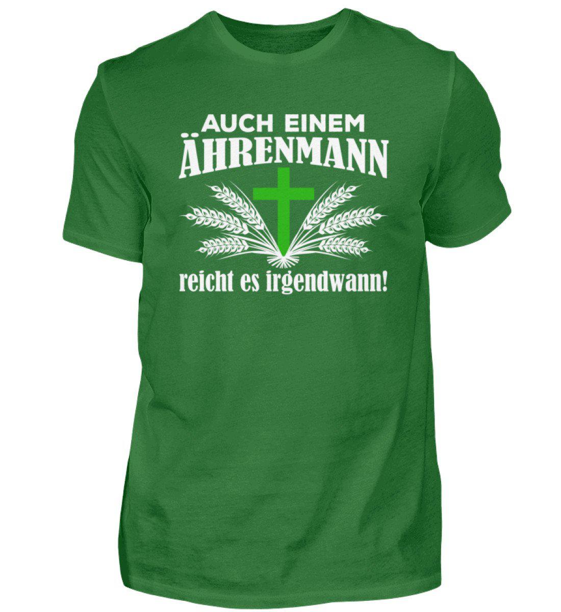 Ährenmann es reicht · Herren T-Shirt-Herren Basic T-Shirt-Kelly Green-S-Agrarstarz