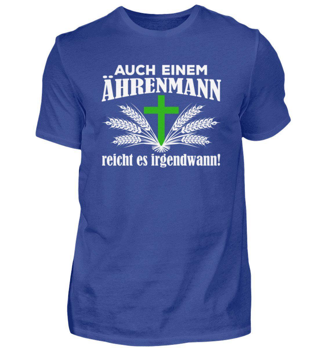 Ährenmann es reicht · Herren T-Shirt-Herren Basic T-Shirt-Royal Blue-S-Agrarstarz