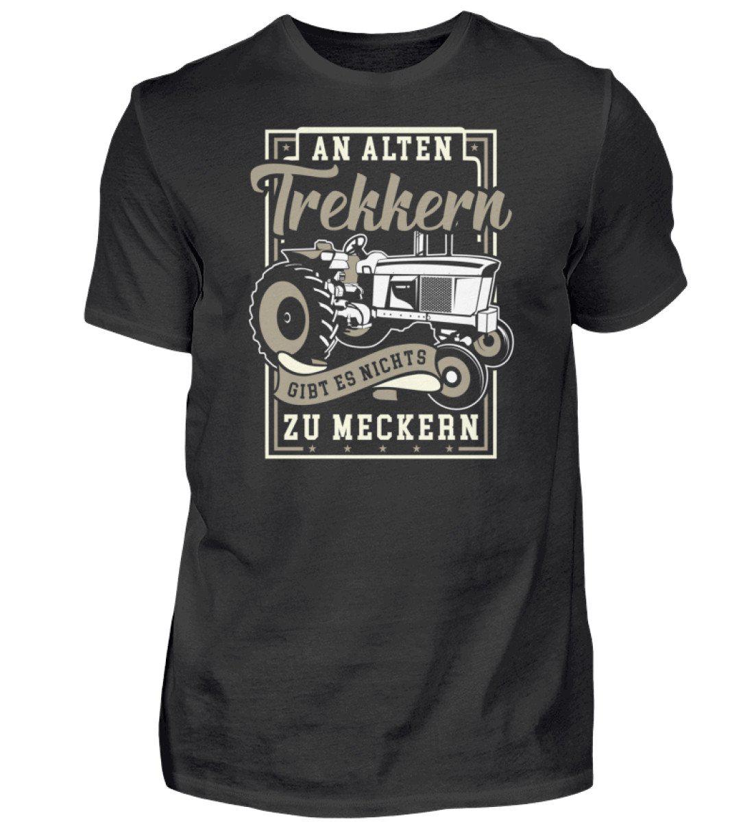Alte Trekker meckern · Herren T-Shirt-Herren Basic T-Shirt-Black-S-Agrarstarz