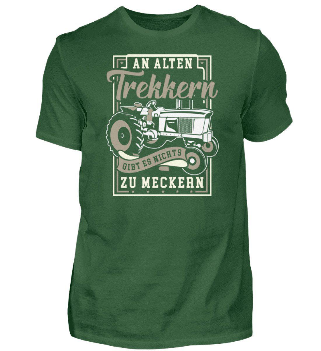 Alte Trekker meckern · Herren T-Shirt-Herren Basic T-Shirt-Bottle Green-S-Agrarstarz