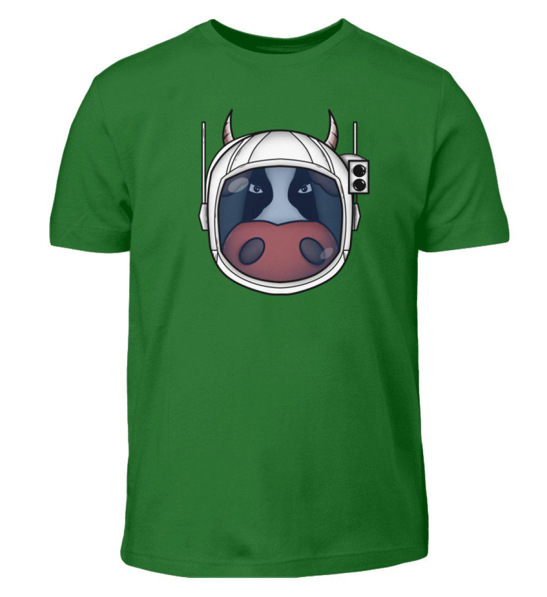 Astronauten Kuh · Kinder T-Shirt-Kinder T-Shirt-Kelly Green-3/4 (98/104)-Agrarstarz
