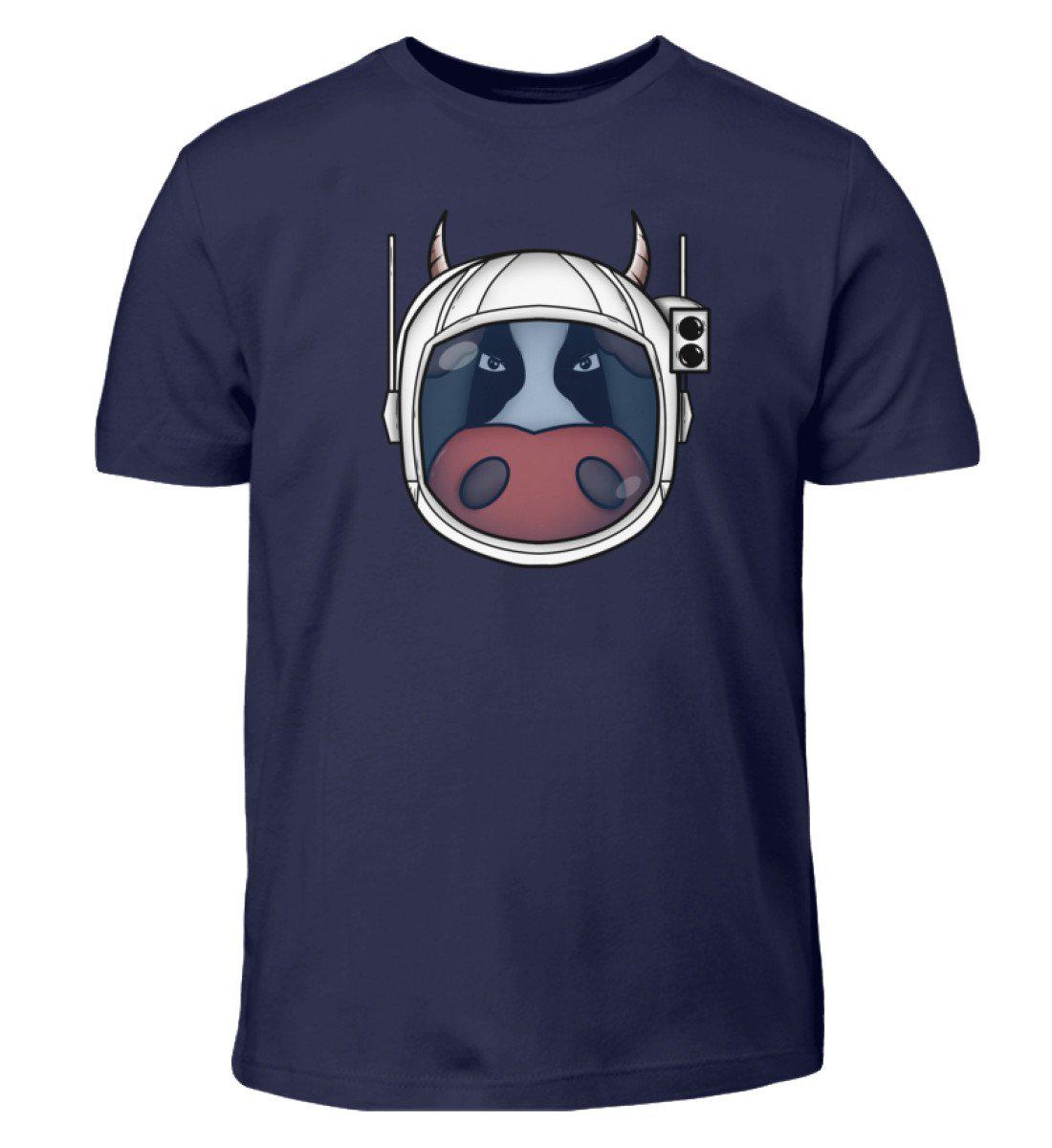 Astronauten Kuh · Kinder T-Shirt-Kinder T-Shirt-Navy-3/4 (98/104)-Agrarstarz