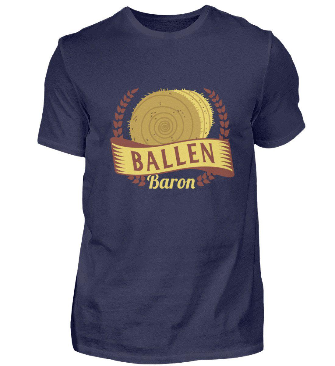 Ballen Baron · Herren T-Shirt-Herren Basic T-Shirt-Navy-S-Agrarstarz