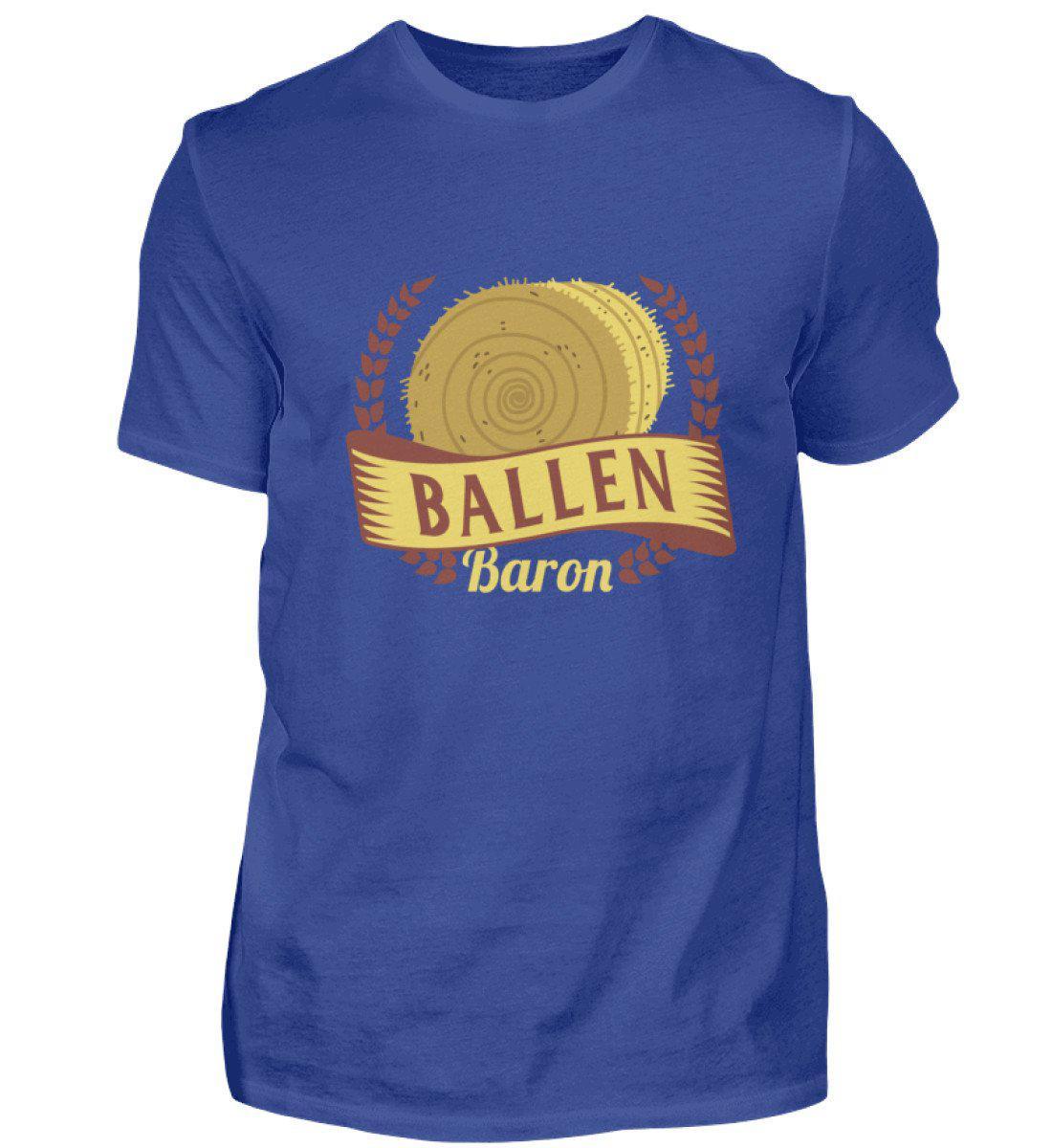 Ballen Baron · Herren T-Shirt-Herren Basic T-Shirt-Royal Blue-S-Agrarstarz