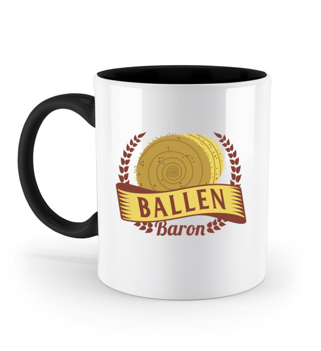Ballen Baron · Keramik Tasse zweifarbig-Keramik Tasse Zweifarbig-Black-330ml-Agrarstarz