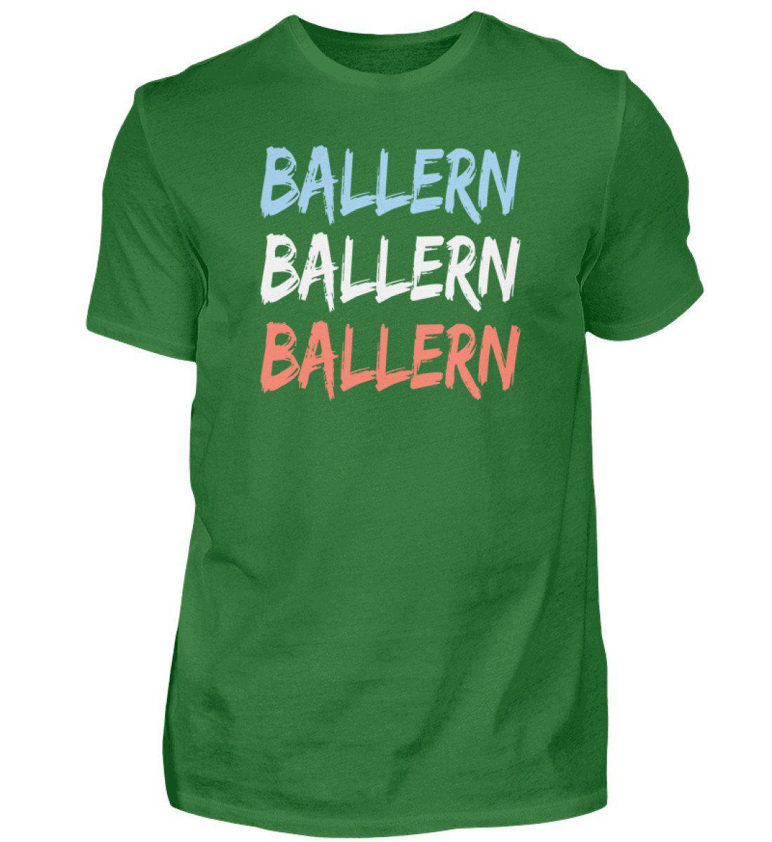 Ballern · Herren T-Shirt-Herren Basic T-Shirt-Kelly Green-S-Agrarstarz