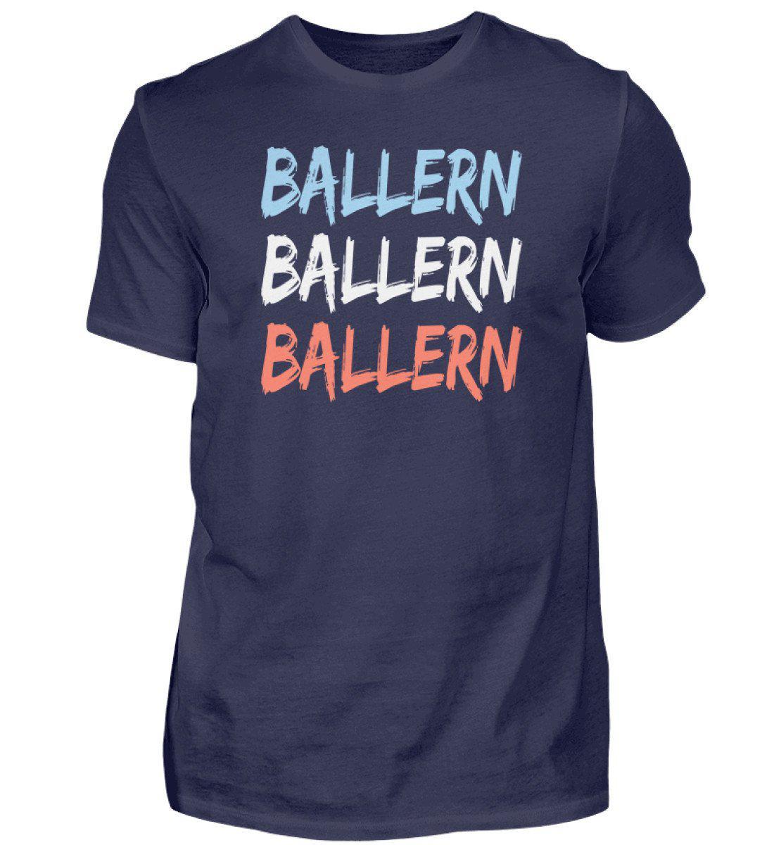 Ballern · Herren T-Shirt-Herren Basic T-Shirt-Navy-S-Agrarstarz