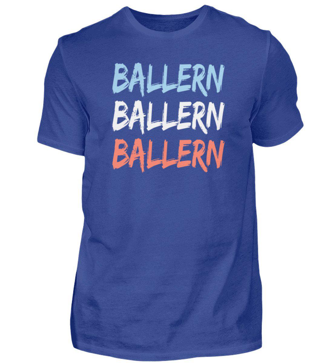 Ballern · Herren T-Shirt-Herren Basic T-Shirt-Royal Blue-S-Agrarstarz