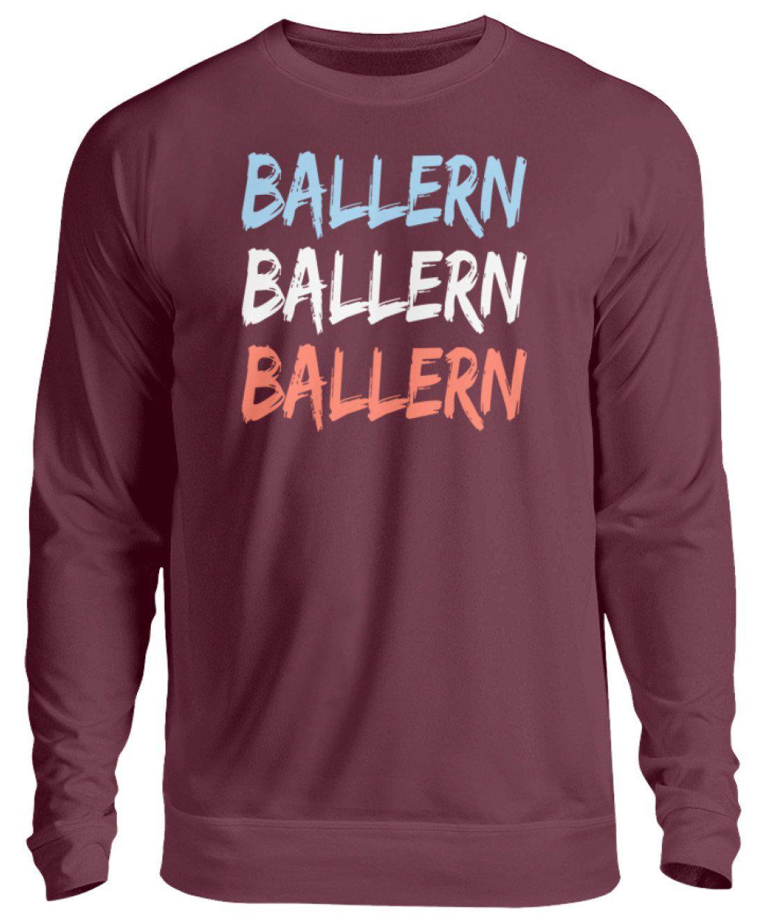Ballern · Unisex Sweatshirt Pullover-Unisex Sweatshirt-Burgundy-S-Agrarstarz
