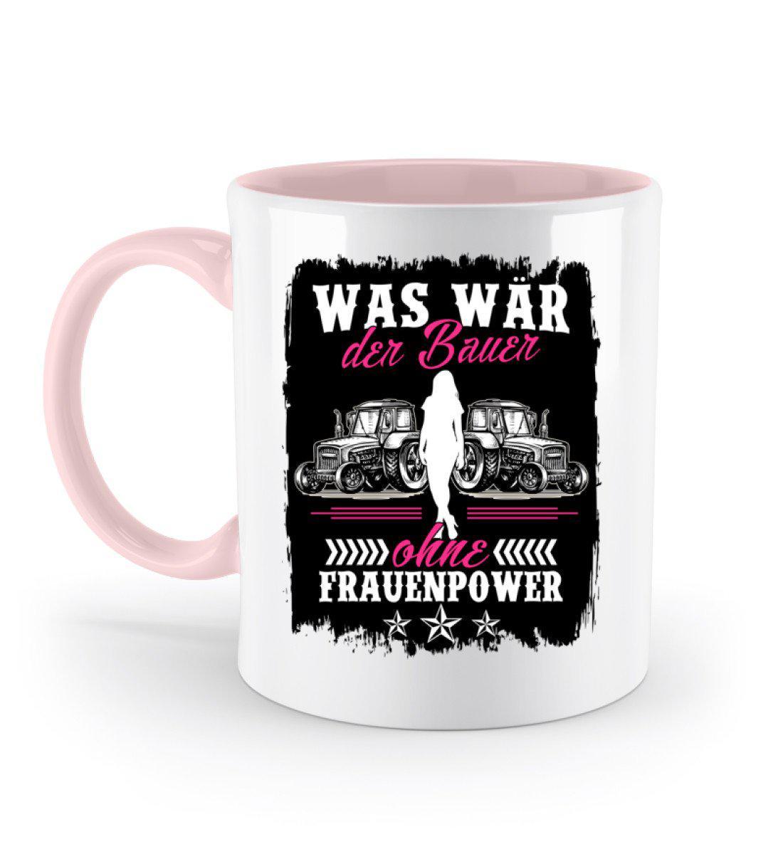 Bauer ohne Frauenpower · Keramik Tasse zweifarbig-Keramik Tasse Zweifarbig-Powder Pink-330ml-Agrarstarz