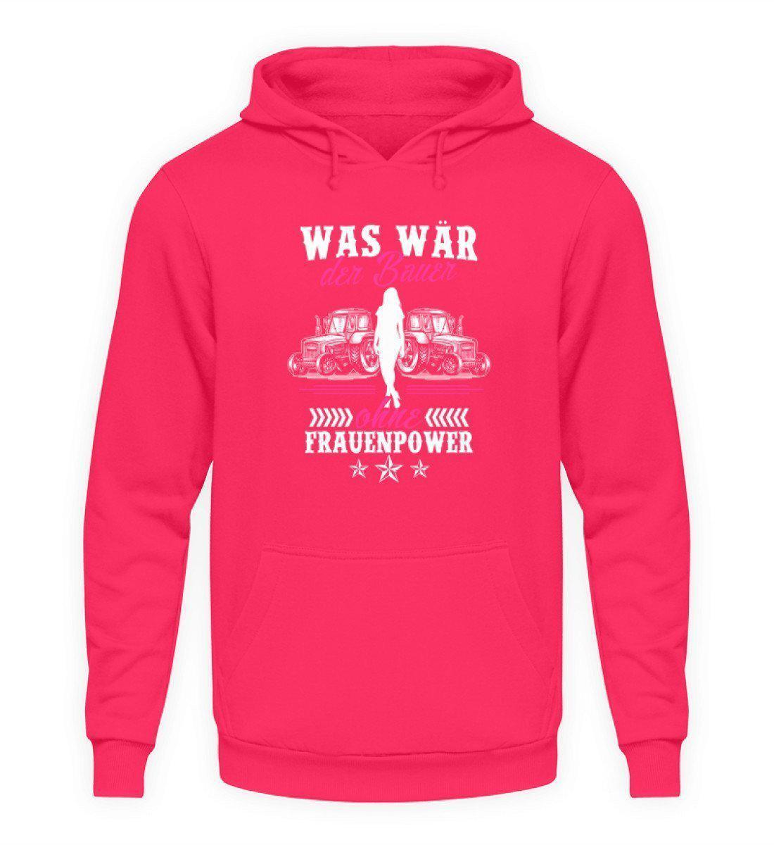 Bauer ohne Frauenpower · Unisex Kapuzenpullover Hoodie-Unisex Hoodie-Hot Pink-L-Agrarstarz