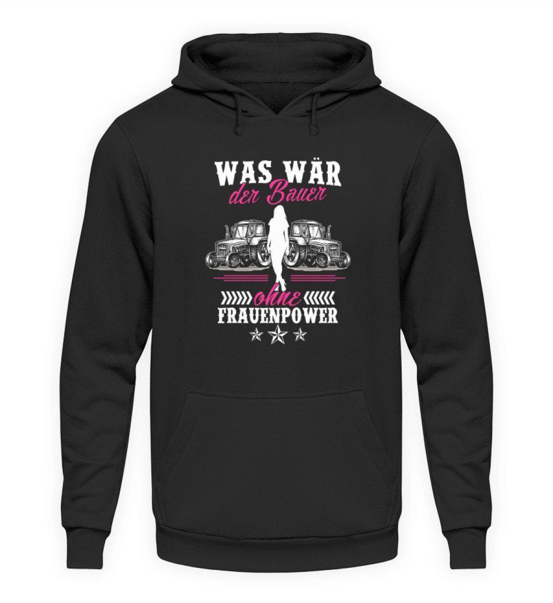 Bauer ohne Frauenpower · Unisex Kapuzenpullover Hoodie-Unisex Hoodie-Jet Black-L-Agrarstarz