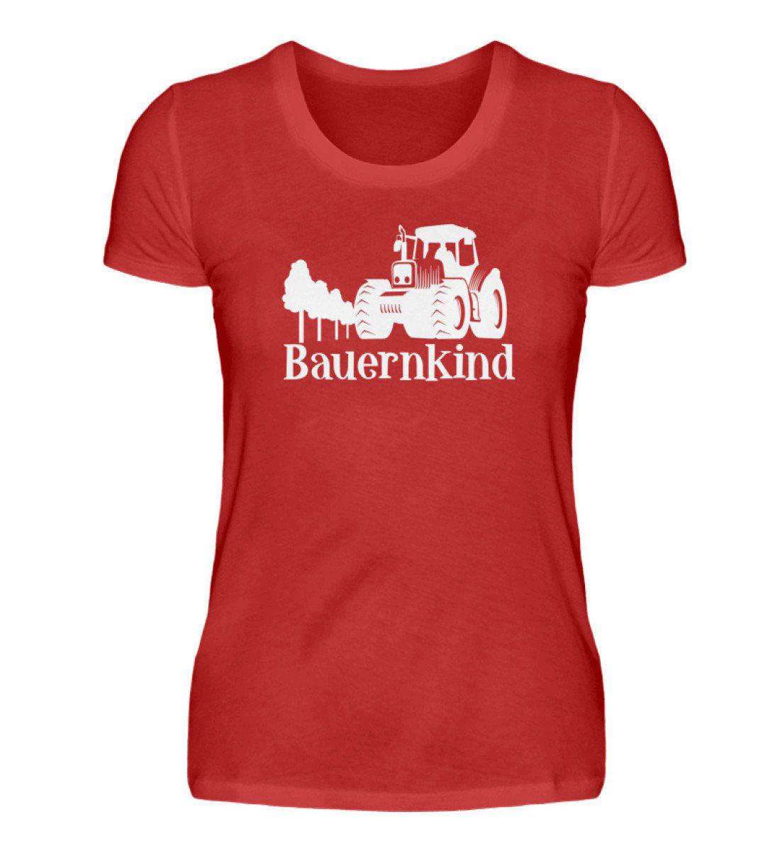Bauernkind · Damen T-Shirt-Damen Basic T-Shirt-Red-S-Agrarstarz