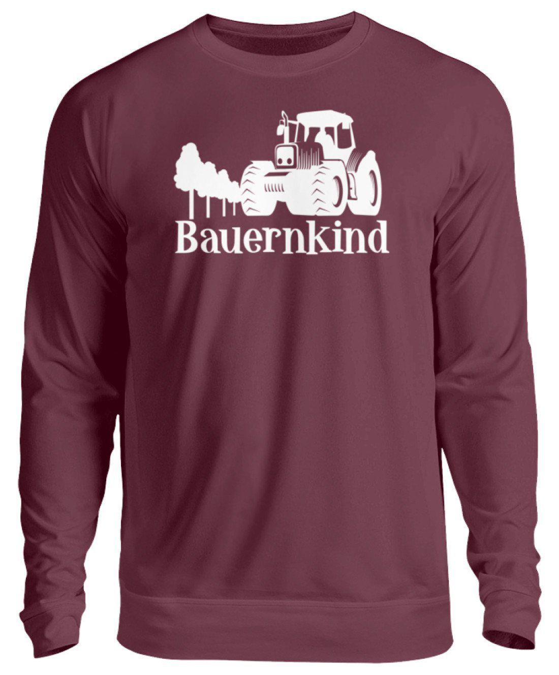 Bauernkind · Unisex Sweatshirt Pullover-Unisex Sweatshirt-Burgundy-S-Agrarstarz