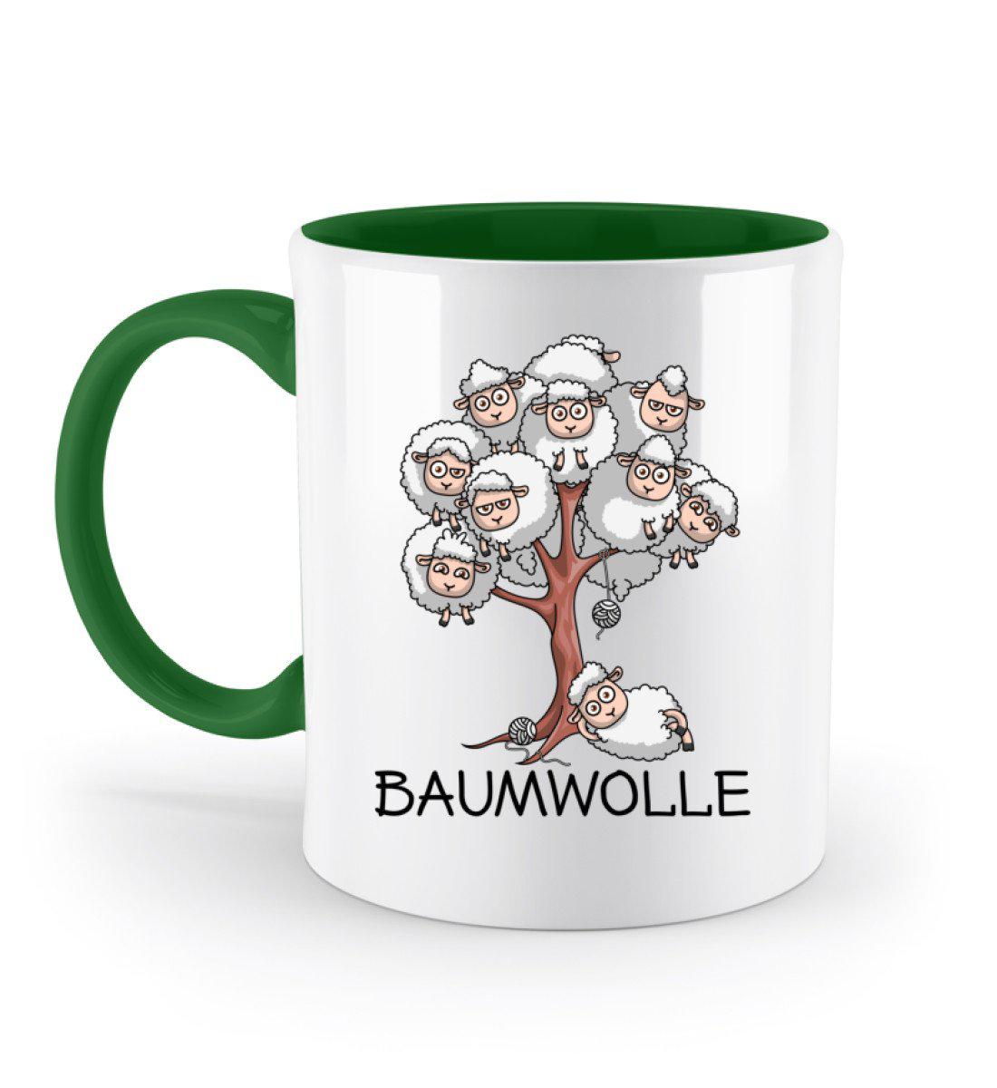 Baumwolle Schafe · Keramik Tasse zweifarbig-Keramik Tasse Zweifarbig-Irish Green-330ml-Agrarstarz