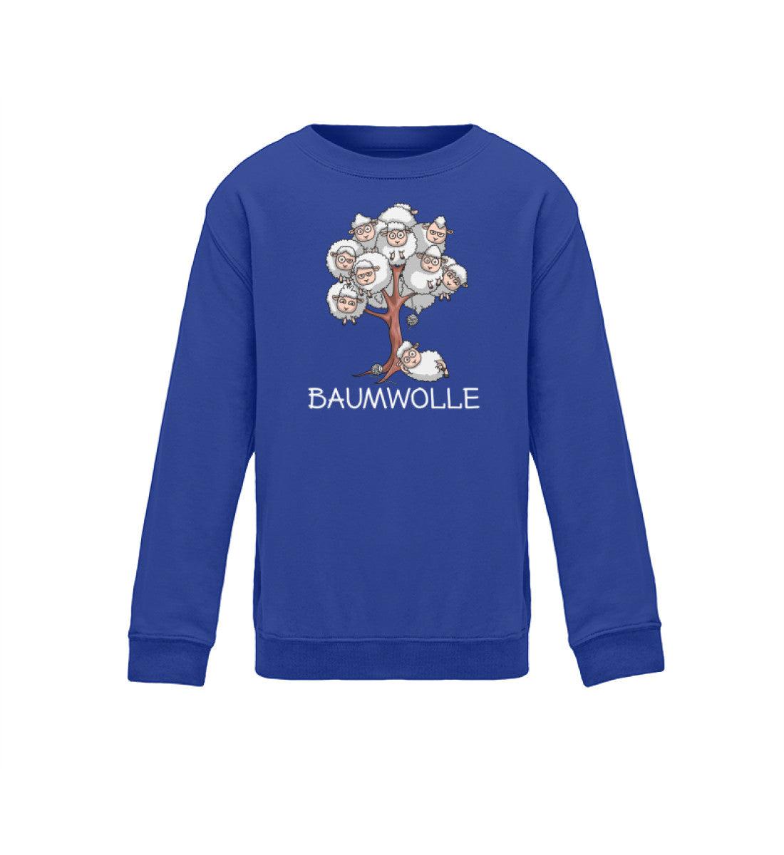 Baumwolle Schafe · Kinder Sweatshirt-Kinder Sweatshirt-Royal Blue-12/14 (152/164)-Agrarstarz