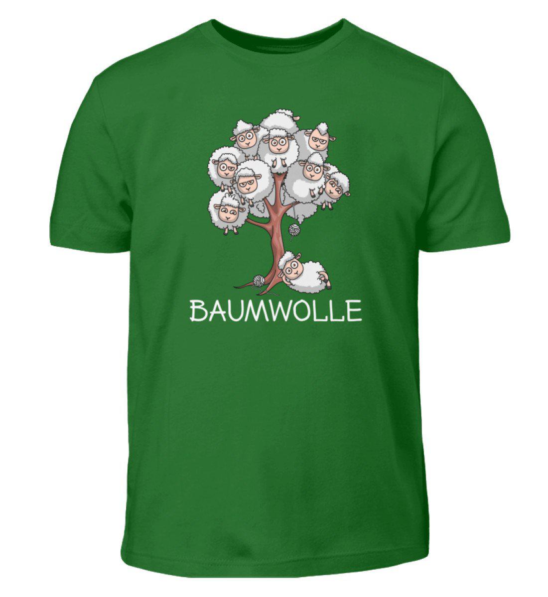 Baumwolle Schafe - Kinder T-Shirt-Kinder T-Shirt-Kelly Green-12/14 (152/164)-Agrarstarz