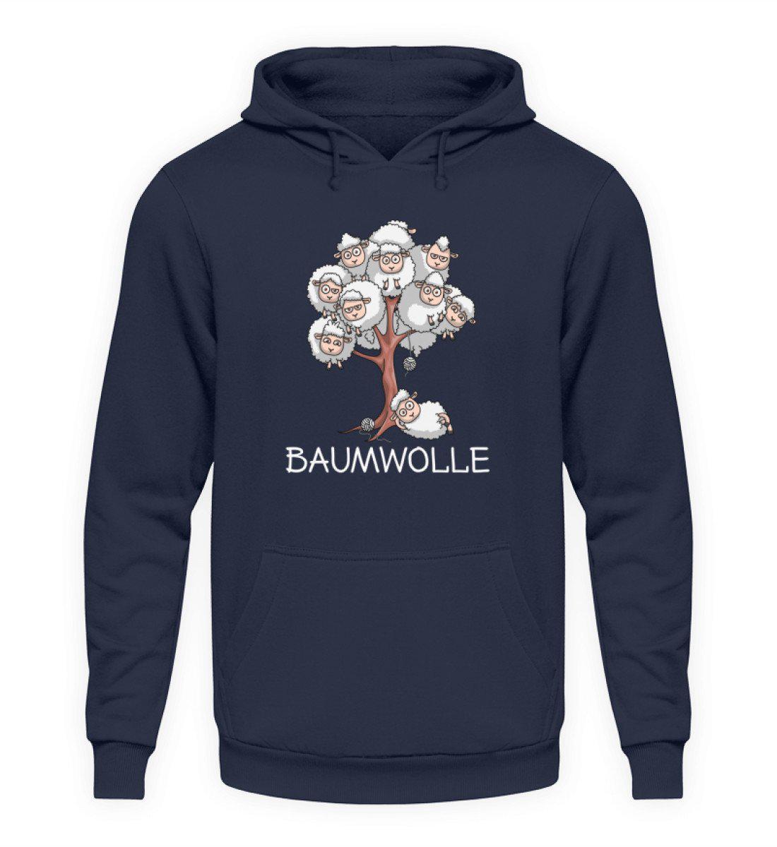Baumwolle Schafe · Unisex Kapuzenpullover Hoodie-Unisex Hoodie-Oxford Navy-S-Agrarstarz