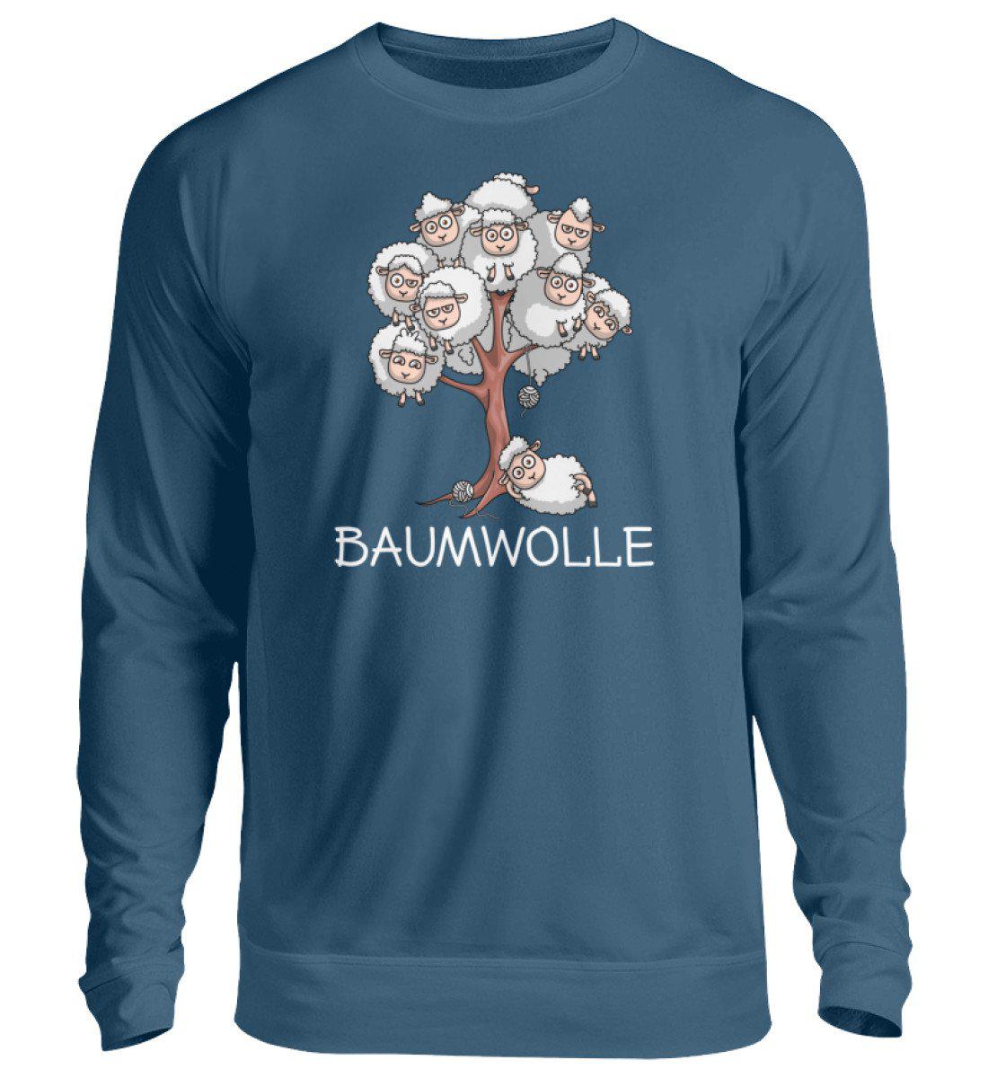 Baumwolle Schafe - Unisex Pullover-Unisex Sweatshirt-Airforce Blue-S-Agrarstarz
