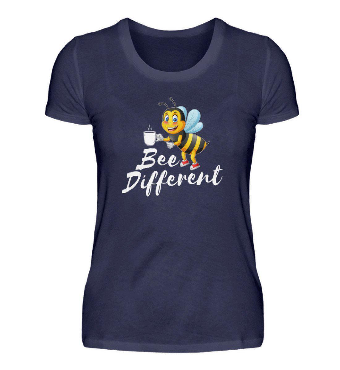 Bee different · Damen T-Shirt-Damen Basic T-Shirt-Navy-S-Agrarstarz