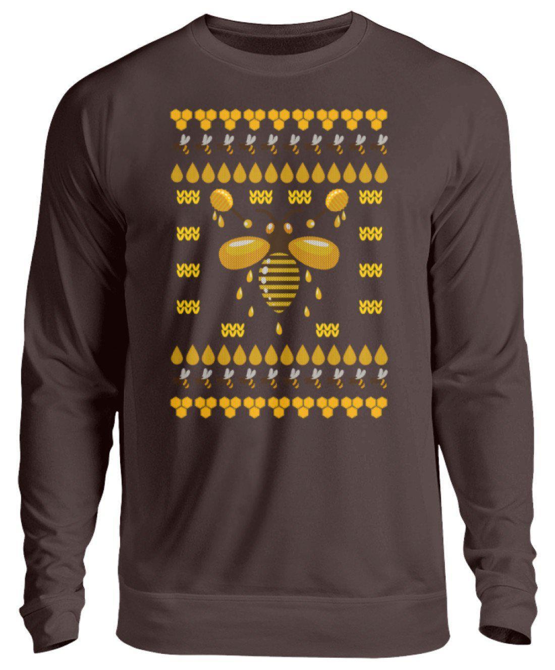 Bienen 2 Ugly Christmas · Unisex Sweatshirt Pullover-Unisex Sweatshirt-Hot Chocolate-S-Agrarstarz