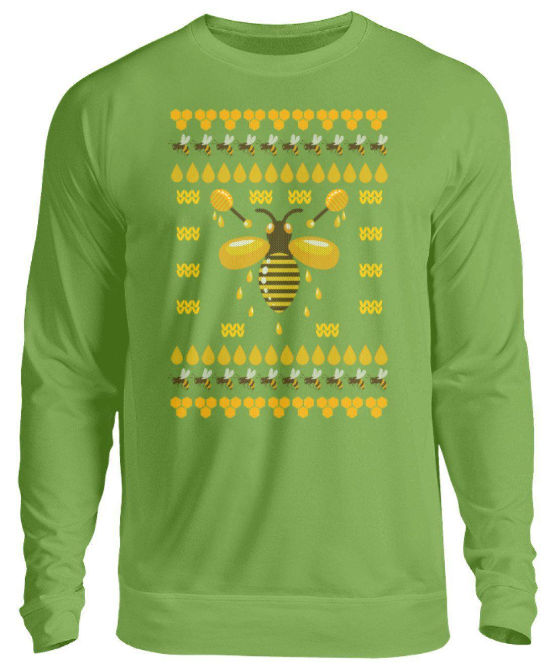 Bienen 2 Ugly Christmas · Unisex Sweatshirt Pullover-Unisex Sweatshirt-LimeGreen-S-Agrarstarz