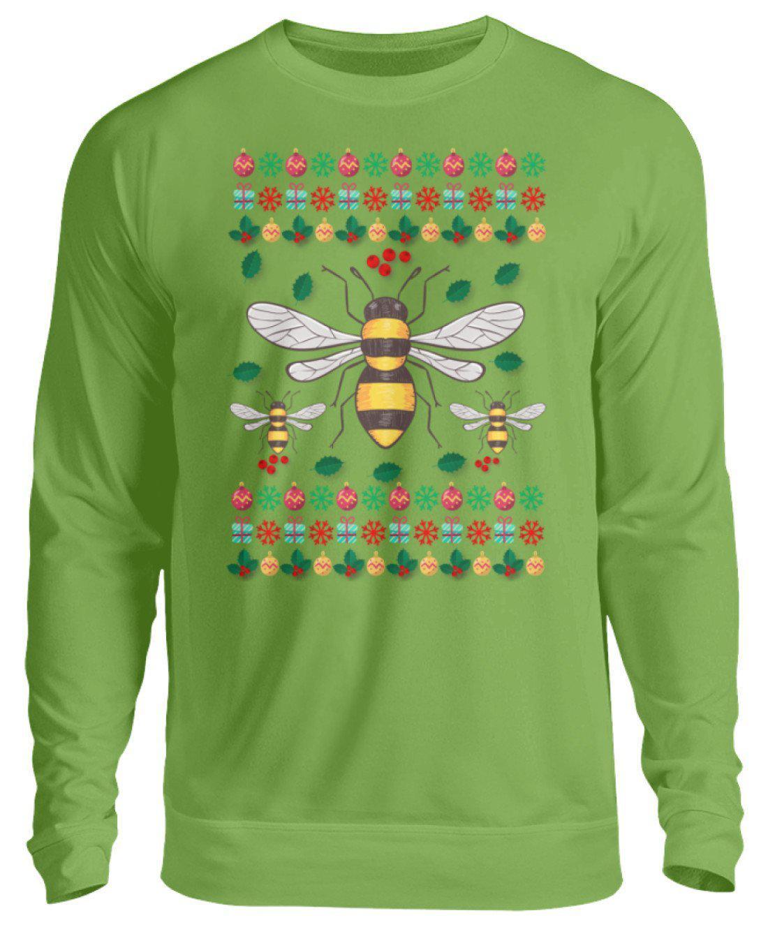 Bienen 3 Ugly Christmas · Unisex Sweatshirt Pullover-Unisex Sweatshirt-LimeGreen-S-Agrarstarz