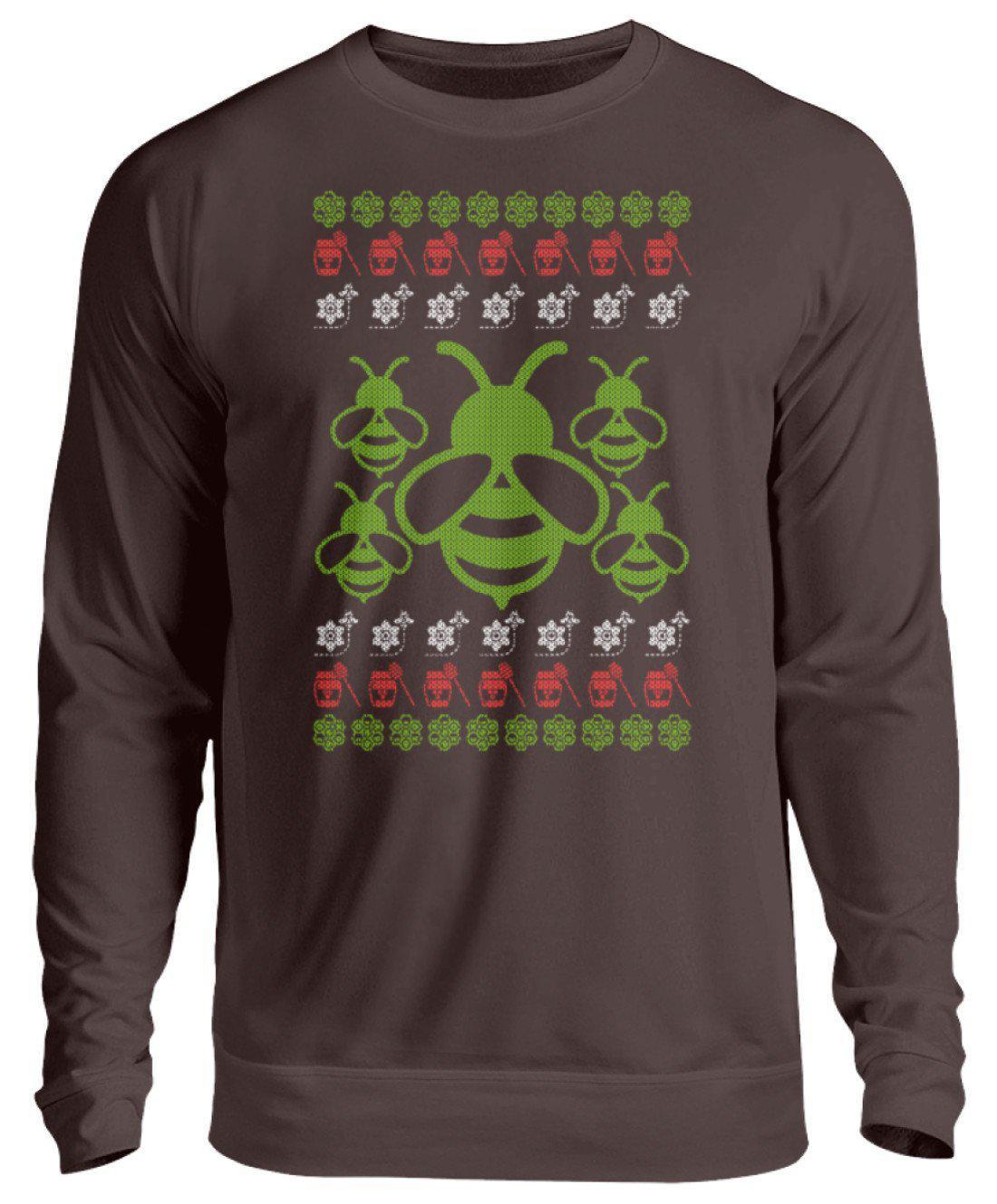 Bienen Ugly Christmas · Unisex Sweatshirt Pullover-Unisex Sweatshirt-Hot Chocolate-S-Agrarstarz