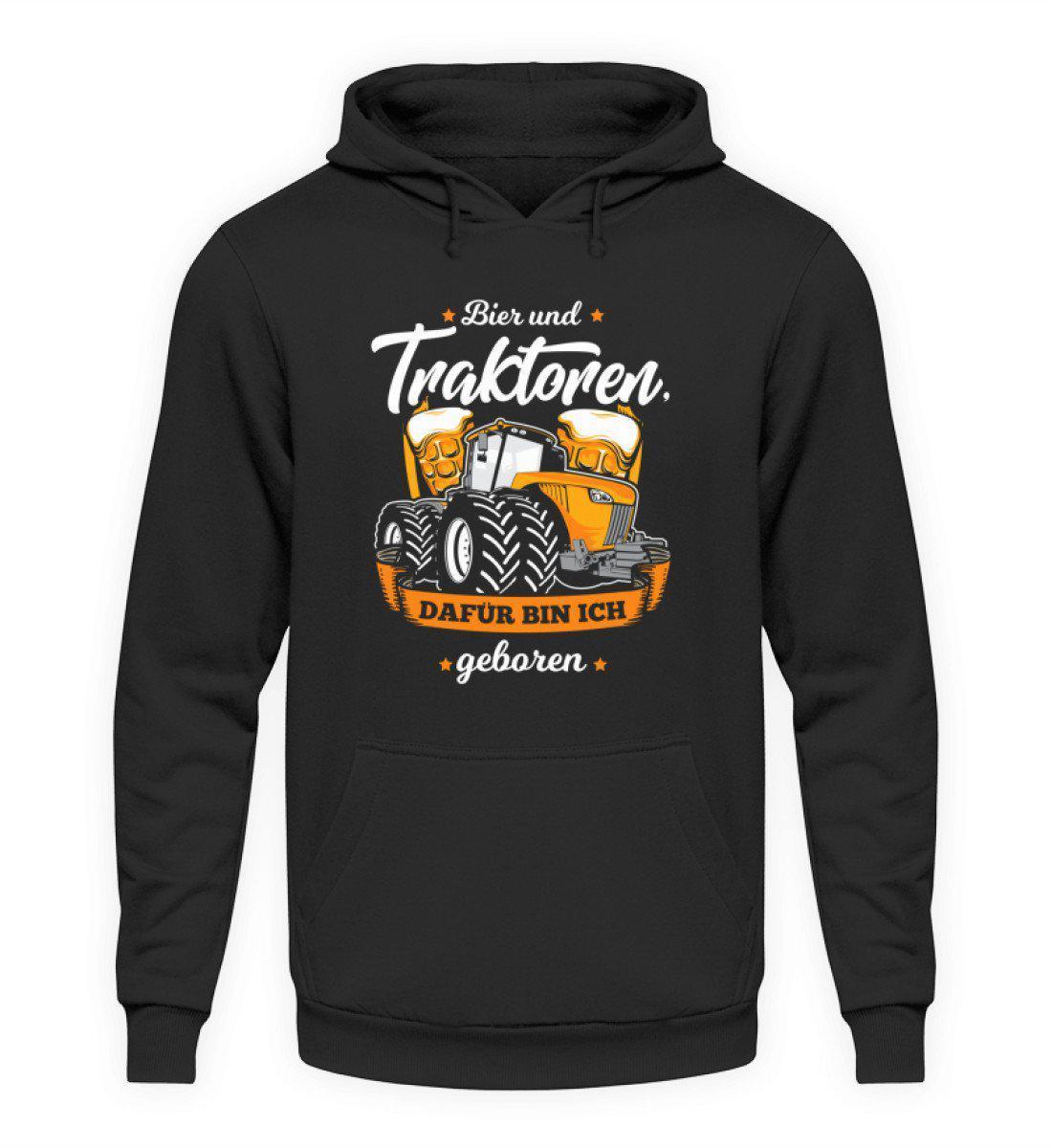 Bier und Traktoren · Unisex Kapuzenpullover Hoodie-Unisex Hoodie-Jet Black-S-Agrarstarz