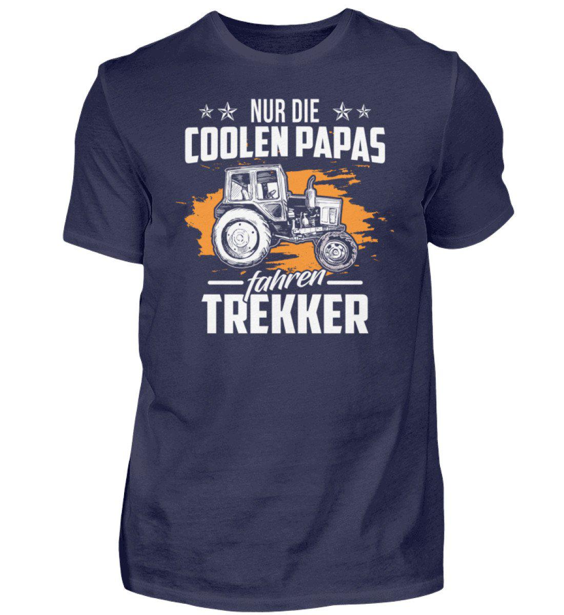 Coole Papas Trekker · Herren T-Shirt-Herren Basic T-Shirt-Navy-S-Agrarstarz